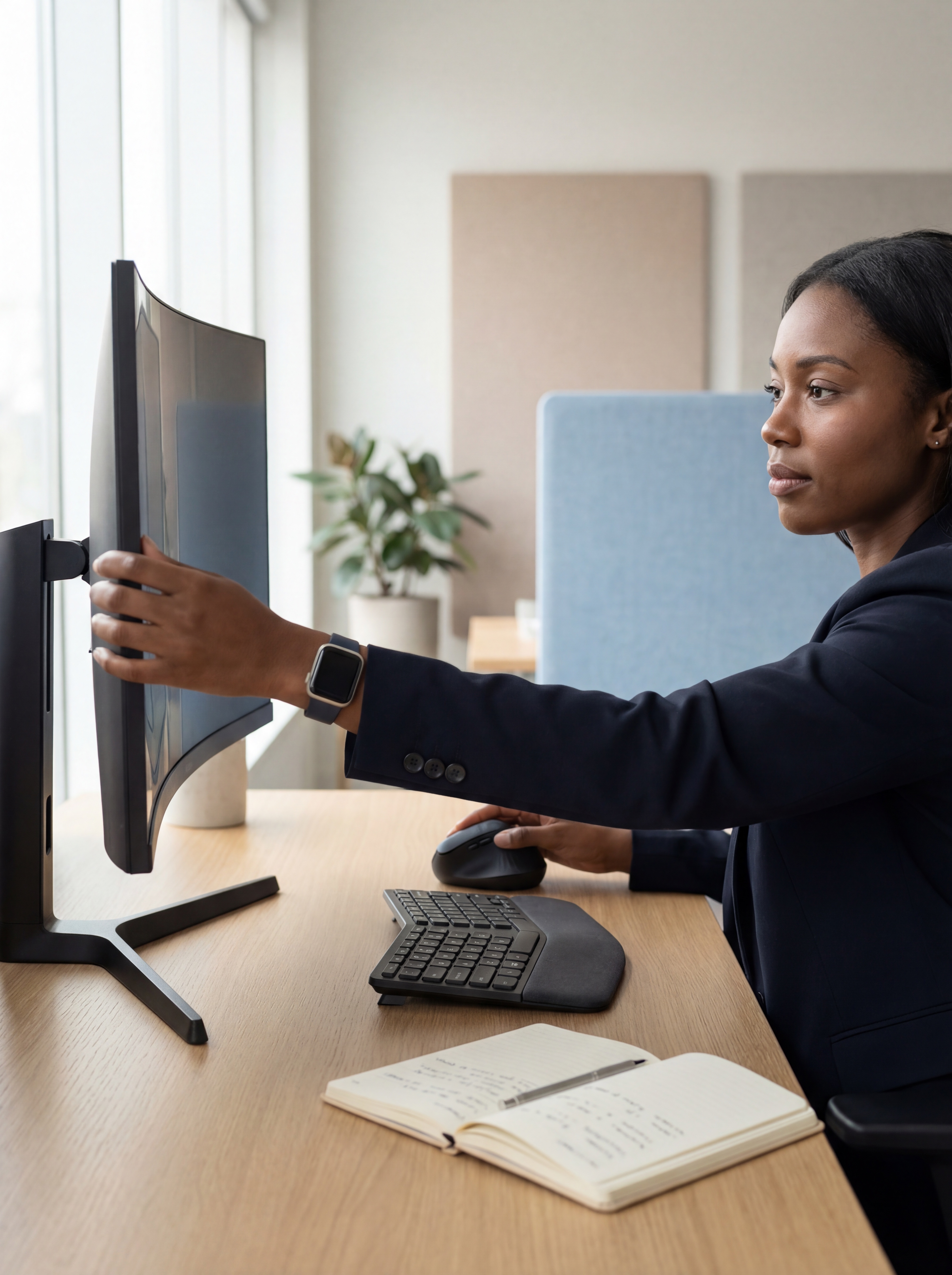 Screen-based work environment